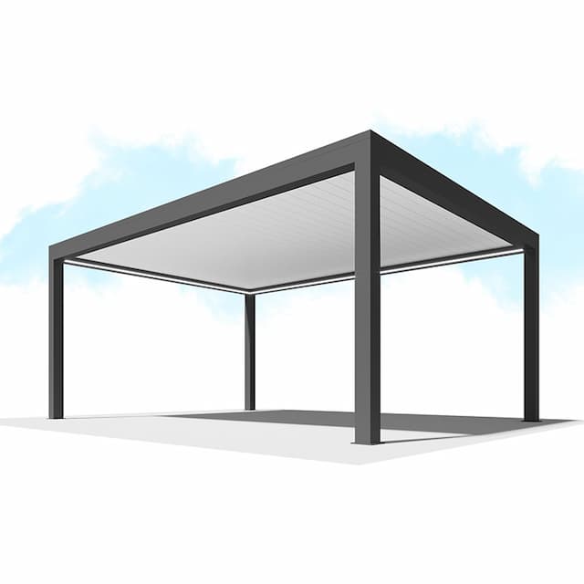 Пергола Сити-Форм Pergola В500-25П Bioclimatic с поворотными ламелями ЛАМЕЛЬ 250 X 53 (2,5х4,5) 1 модуль