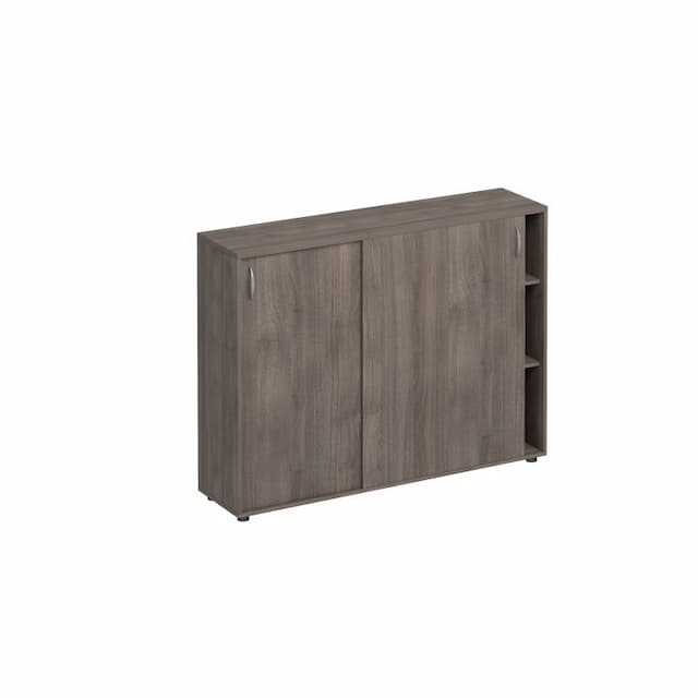 Шкаф-купе средний Юнитекс Комфорт КФ К.524 ШТ (154x38x115.6) дуб шамони темный