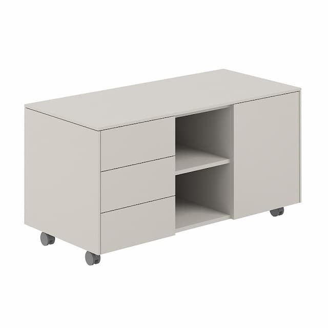 Тумба мобильная 3-х секционная Norden Атлас NZ-0233.GS.GS