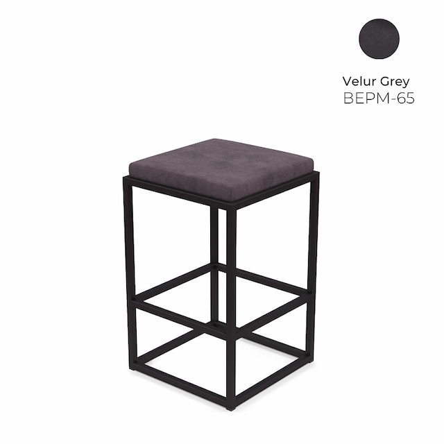 Барный стул Алсав Верм-65 AL 302S AL 302S Velur-Grey