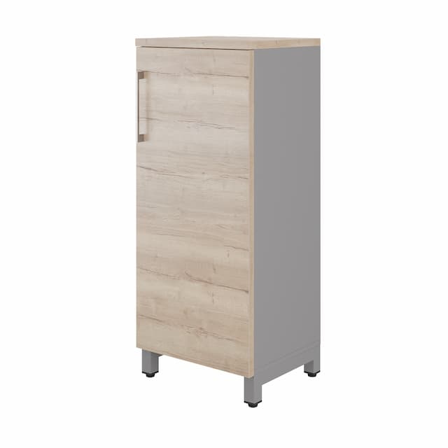 Шкаф распашной Kobor HR/3-45/40/M aluminum/natural