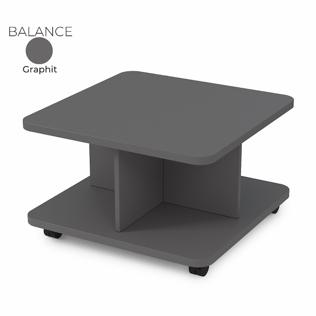 Стол журнальный квадратный Алсав 21BALANCE.001 Graphit
