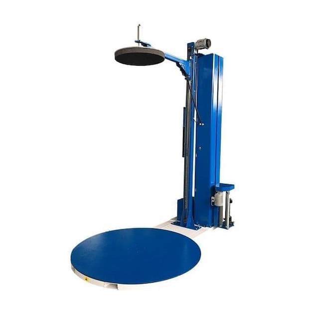 Паллетоупаковщик с механическим натяжением Hualian Machinery HL-1500ЕP (с прижимом)