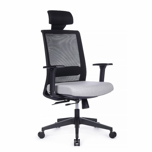 Кресло RV DESIGN Style (6215A) черный / серый