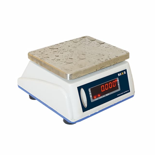 Весы электронные порционные влагостойкие с дисплеем для клиента MAS MSWE-30D