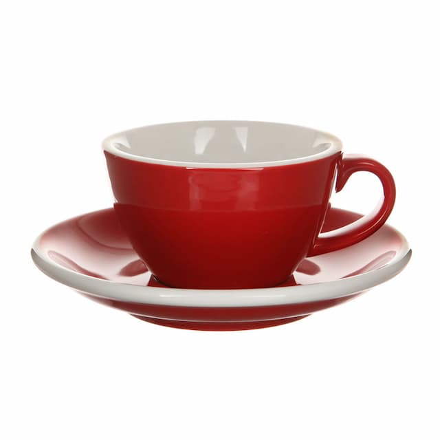 Кофейная пара Loveramics (Лаврамикс) Egg 150ml красная